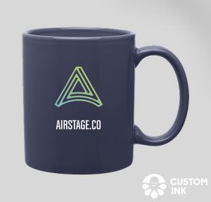 Airstage Blue Coffee Mug
